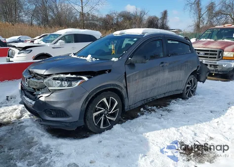 2019 Honda Hr-V Sport из США, поврежденный, VIN 3CZRU6H19KG714164